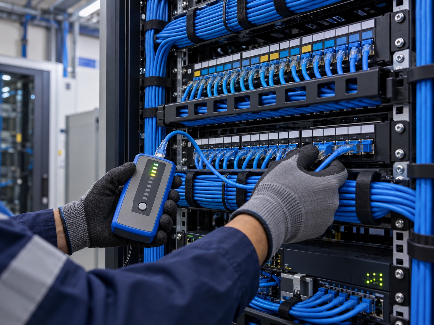 Instalación profesional de cableado estructurado de data
